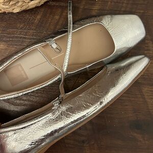 Dolce vita ballet flats silver